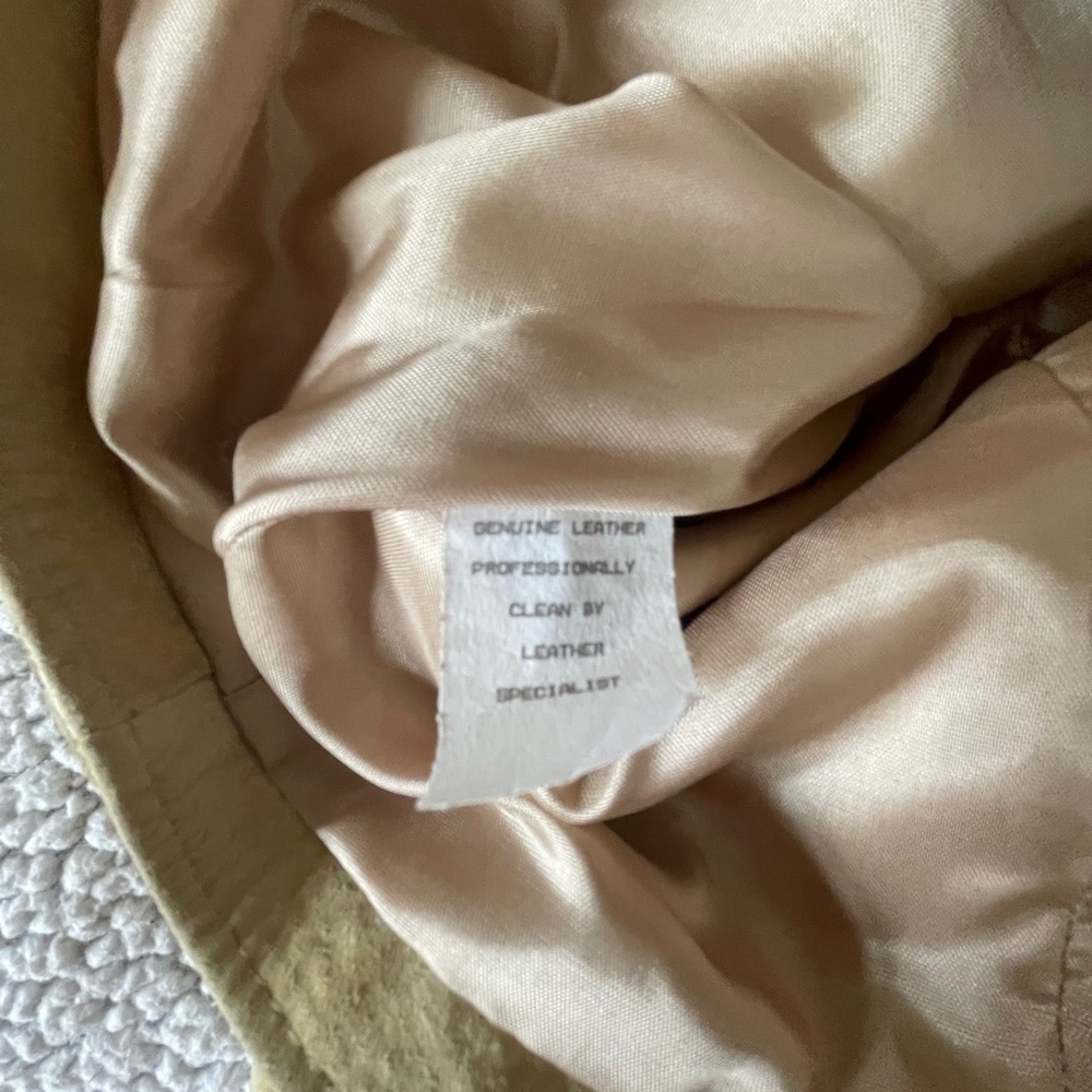 Rare Vintage Double D Ranch Tan Leather Jacket - Picture 9 of 11